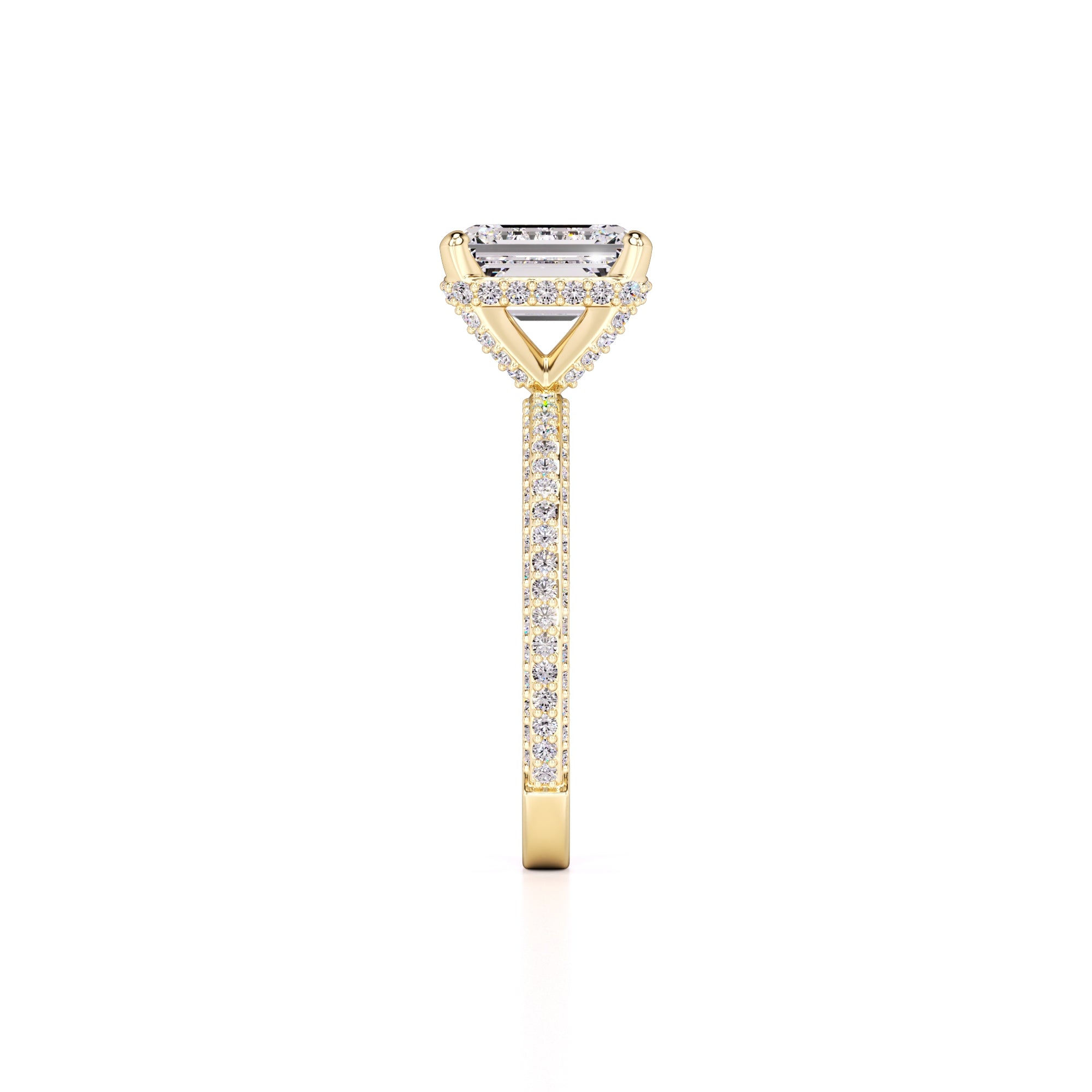 Harper Lab Grown Diamond Ring | Yellow Gold | 4