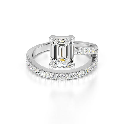 Alexa Lab Grown Diamond Ring | White Gold | 1