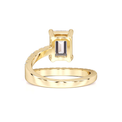 Alexa Moissanite & Lab Grown Diamond Ring | Yellow Gold | 3