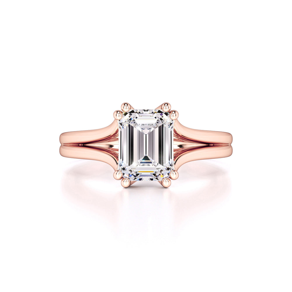Tessa Moissanite & Lab Grown Diamond Ring | Rose Gold | 1