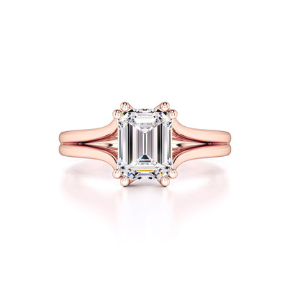Tessa Moissanite & Lab Grown Diamond Ring | Rose Gold | 1
