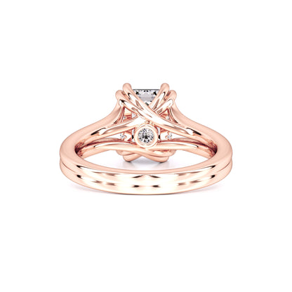Tessa Moissanite & Lab Grown Diamond Ring | Rose Gold | 3