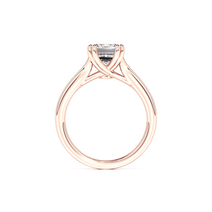 Tessa Moissanite & Lab Grown Diamond Ring | Rose Gold | 4