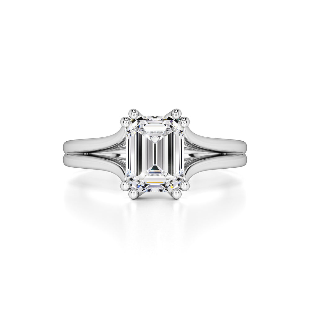 Tessa Moissanite & Lab Grown Diamond Ring | White Gold | 1