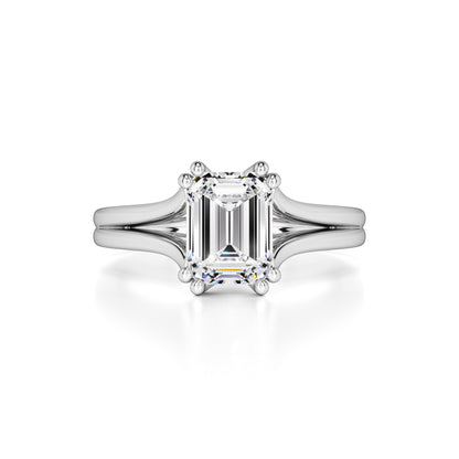 Tessa Moissanite & Lab Grown Diamond Ring | White Gold | 1