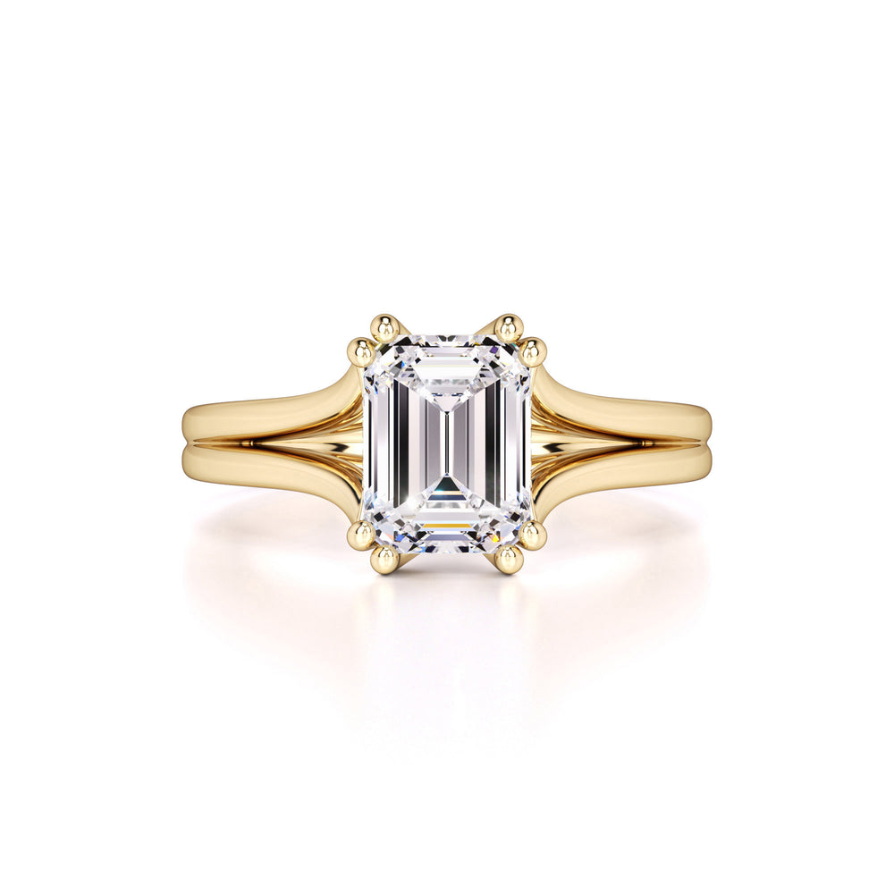 Tessa Moissanite & Lab Grown Diamond Ring | Yellow Gold | 1