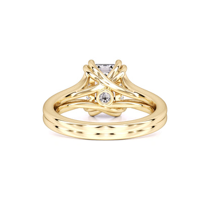 Tessa Moissanite & Lab Grown Diamond Ring | Yellow Gold | 3
