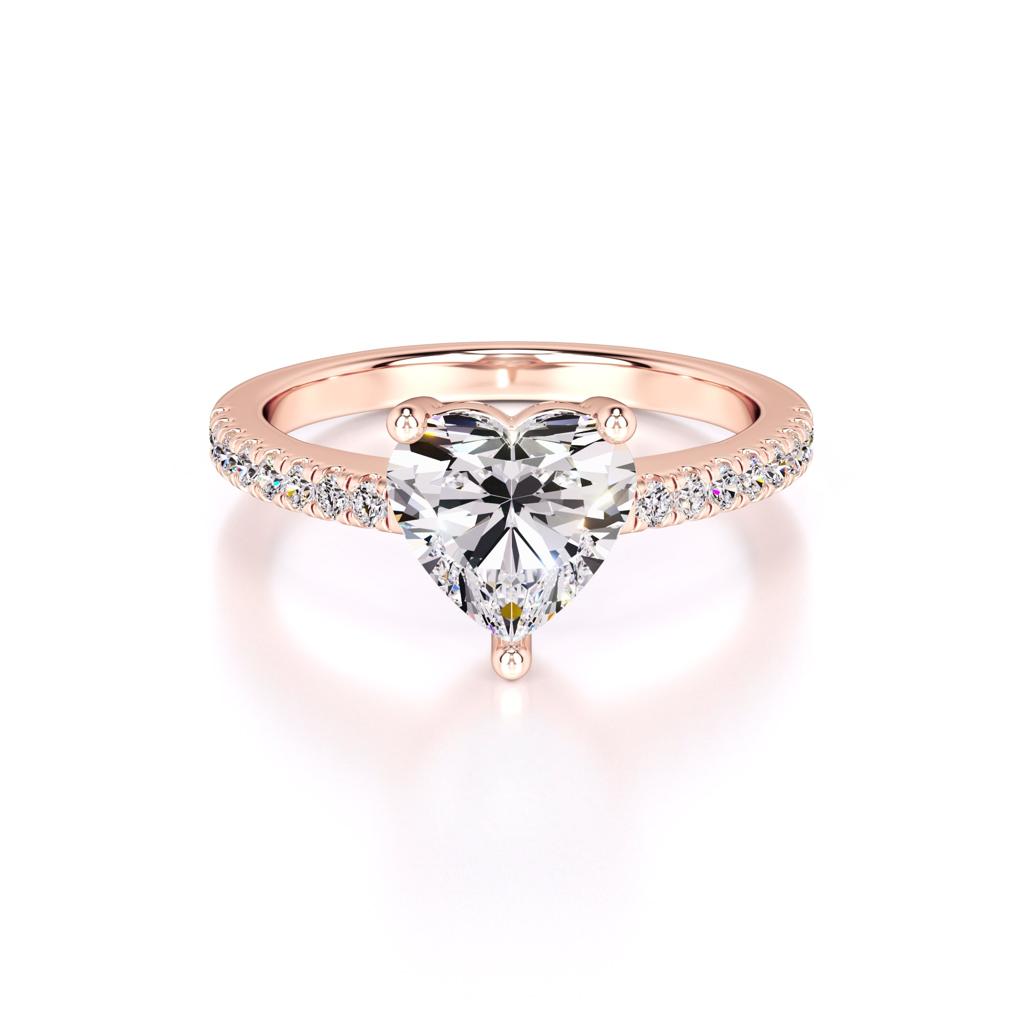 Cora Lab Grown Diamond Ring | Rose Gold | 1
