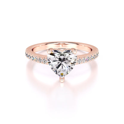 Cora Lab Grown Diamond Ring | Rose Gold | 1