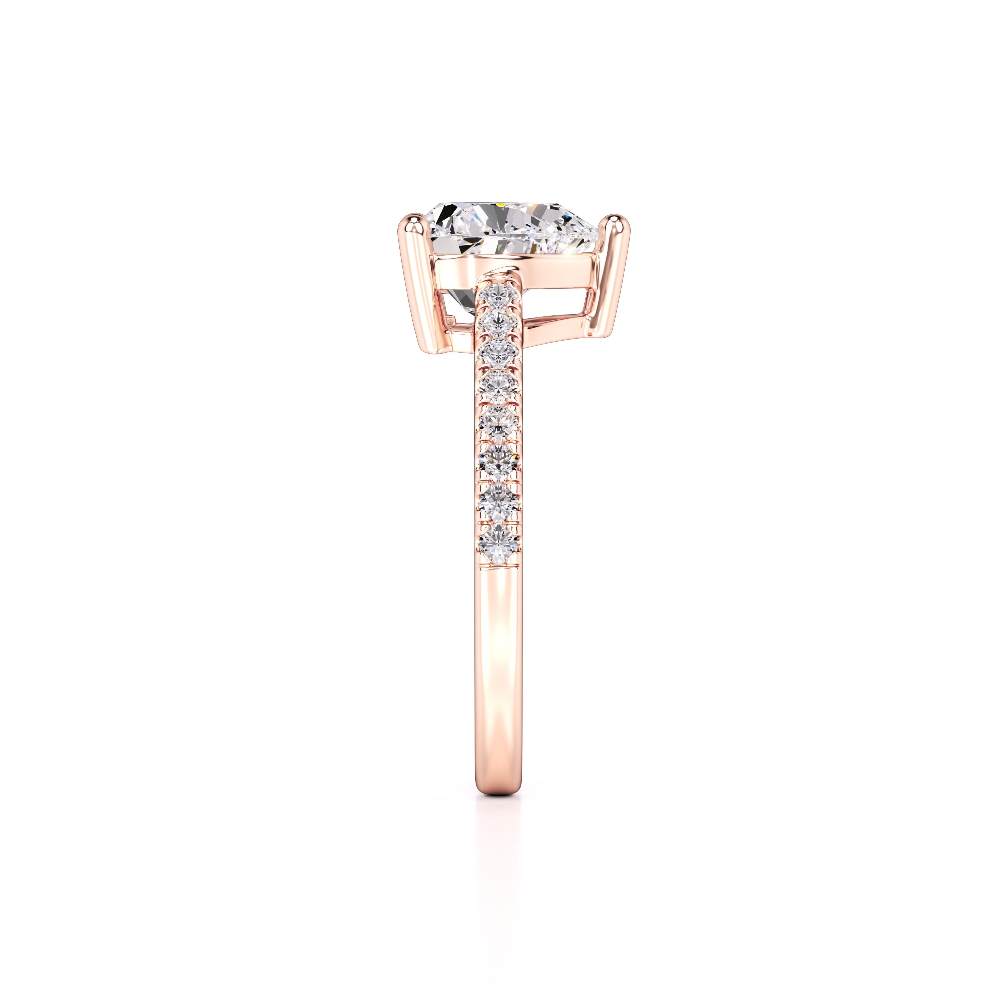 Cora Lab Grown Diamond Ring | Rose Gold | 4