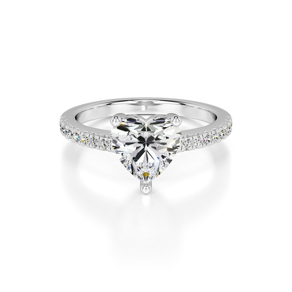 Cora Lab Grown Diamond Ring | White Gold | 1