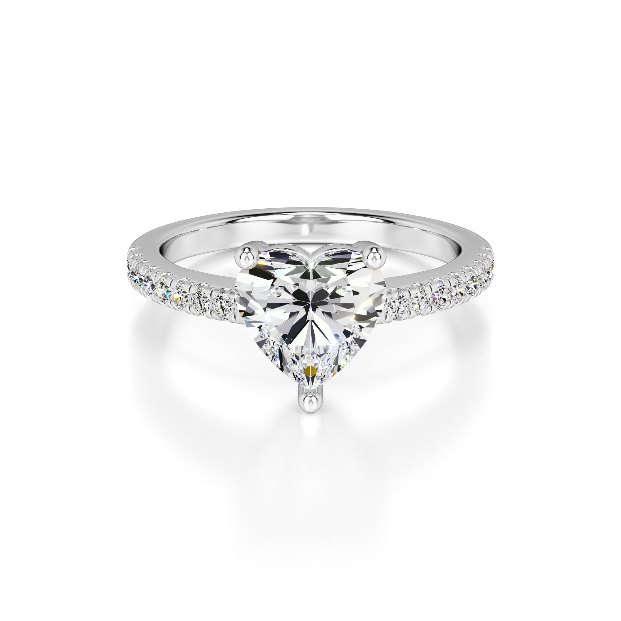 Cora Lab Grown Diamond Ring | White Gold | 1