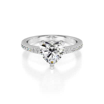 Cora Lab Grown Diamond Ring | White Gold | 1