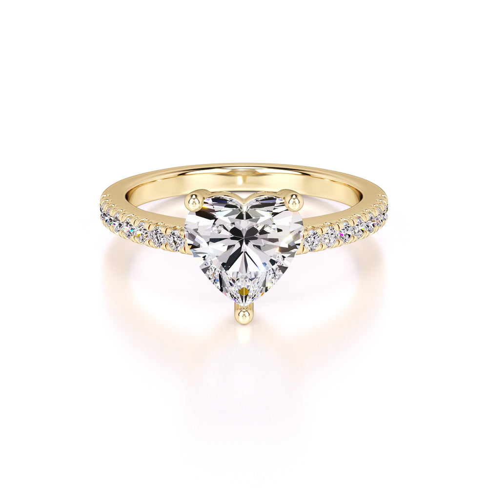 Cora Lab Grown Diamond Ring | Yellow Gold | 1