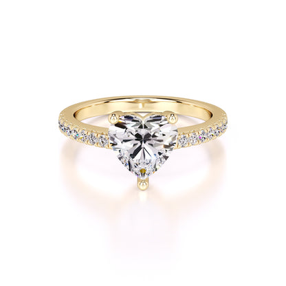 Cora Lab Grown Diamond Ring | Yellow Gold | 1