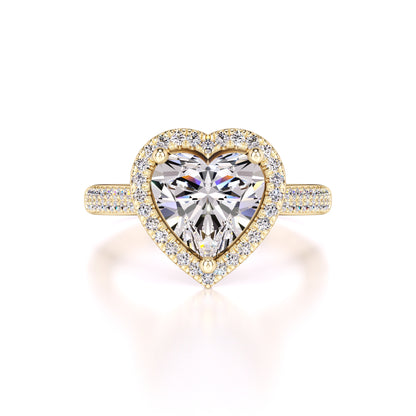Hazel Moissanite & Lab Grown Diamond Ring | Yellow Gold | 1