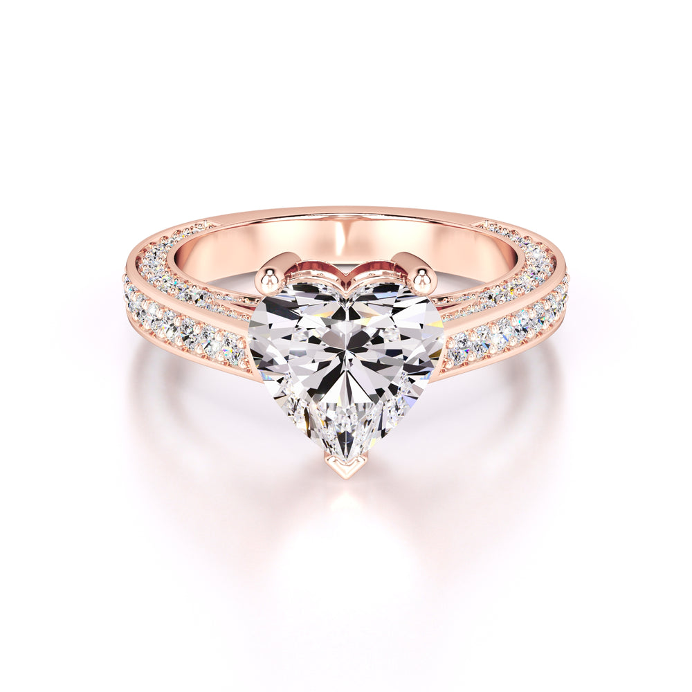Ellie Lab Grown Diamond Ring | Rose Gold | 1