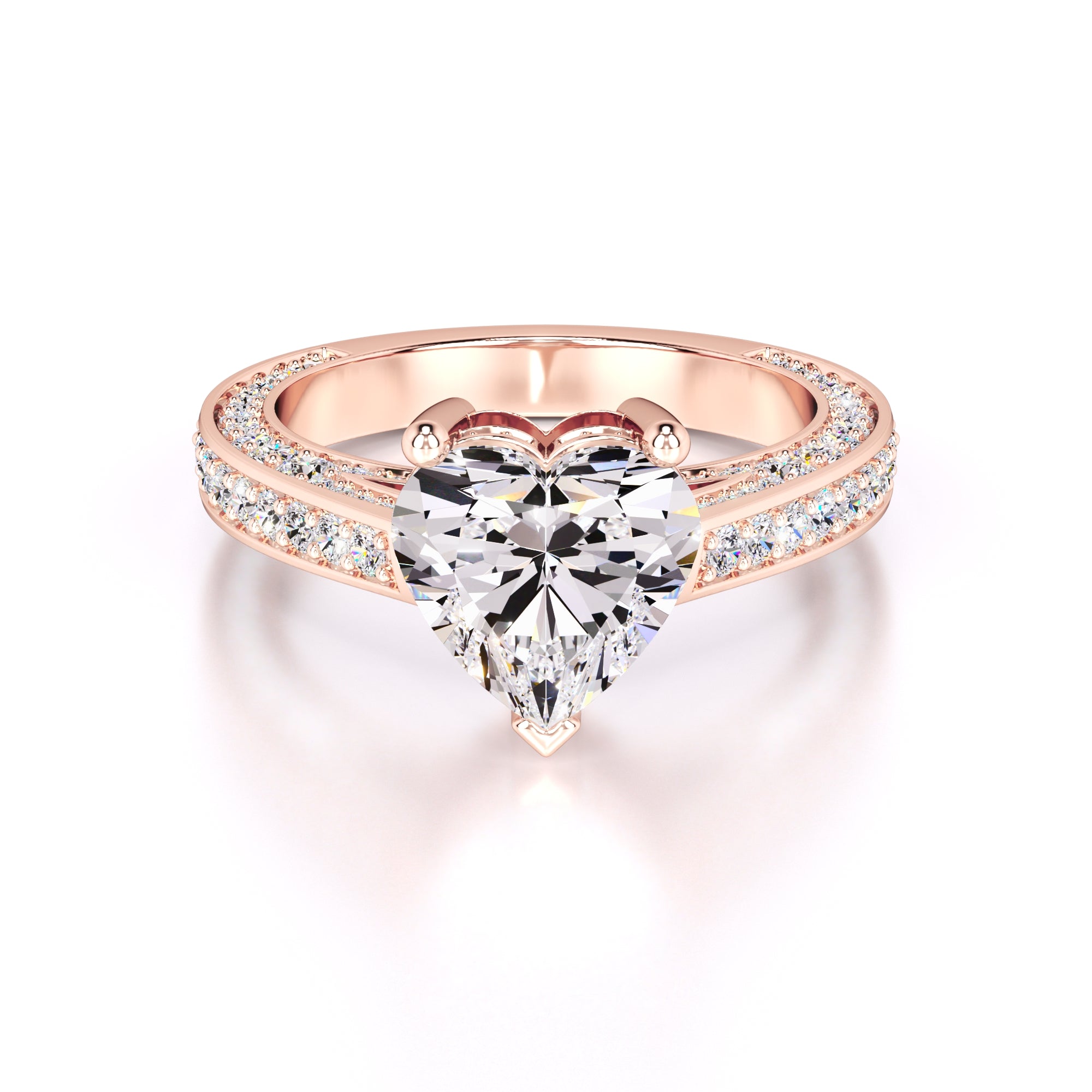 Ellie Lab Grown Diamond Ring | Rose Gold | 1