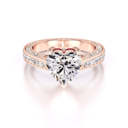 Ellie Lab Grown Diamond Ring | Rose Gold | 1