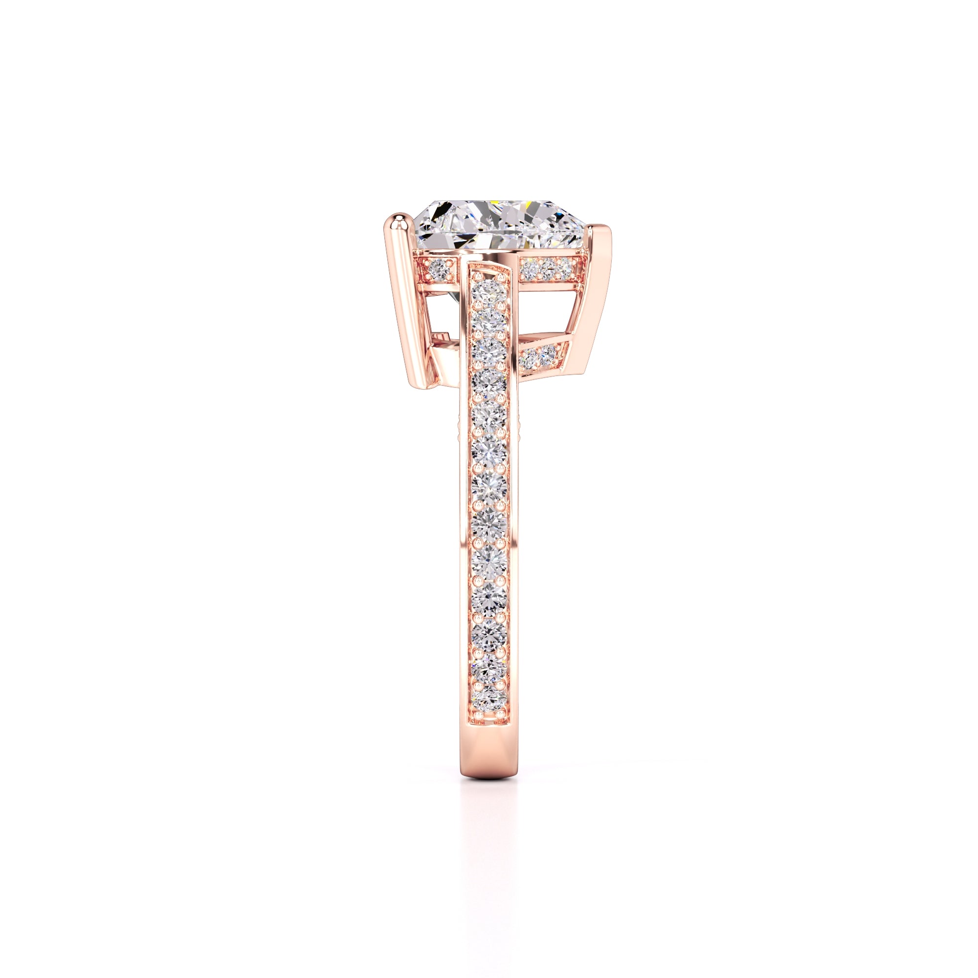 Ellie Lab Grown Diamond Ring | Rose Gold | 4