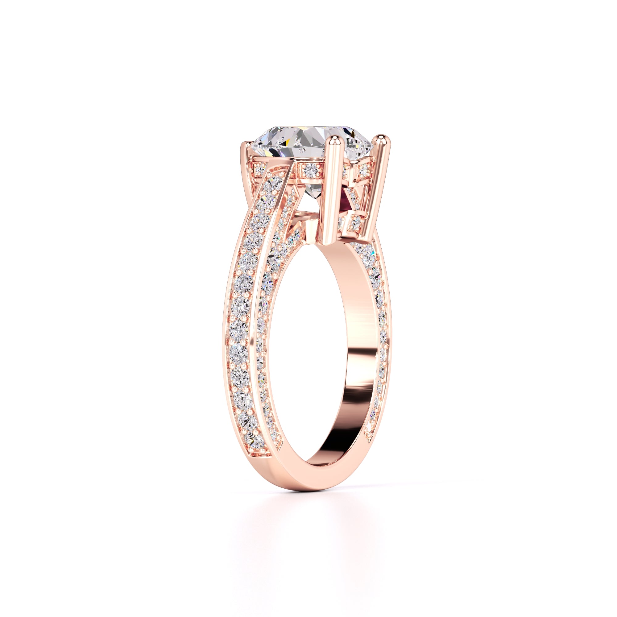 Ellie Lab Grown Diamond Ring | Rose Gold | 3