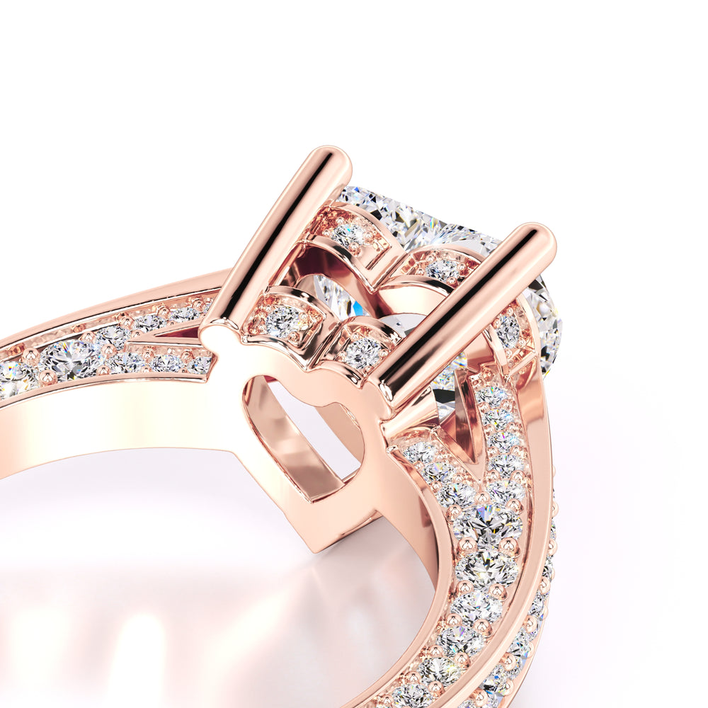 Ellie Lab Grown Diamond Ring | Rose Gold | 2