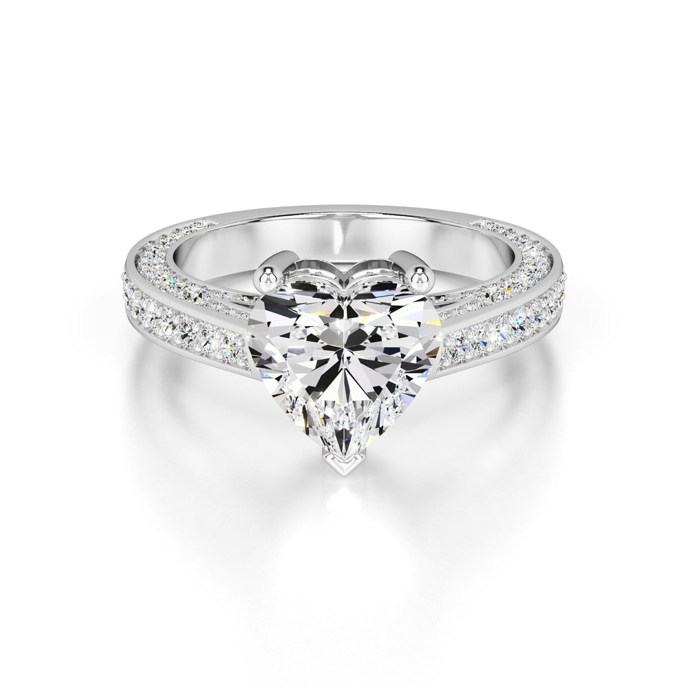 Ellie Lab Grown Diamond Ring | White Gold | 1