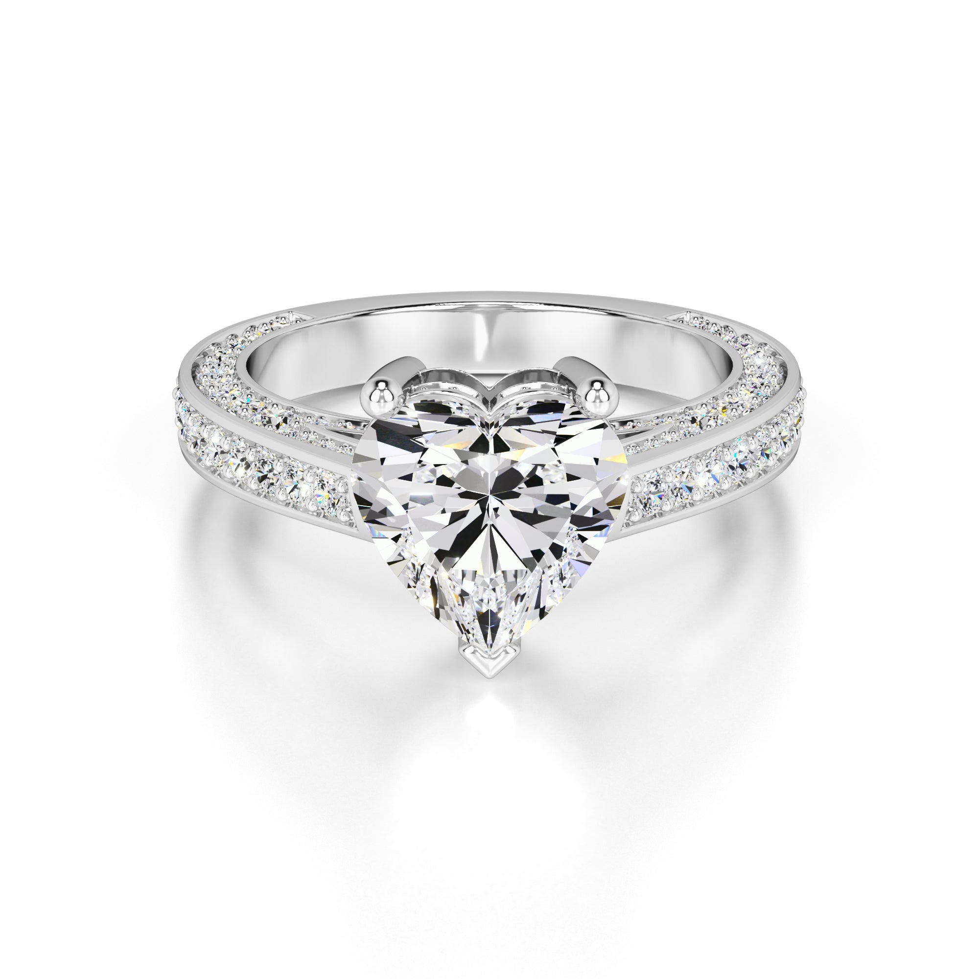 Ellie Lab Grown Diamond Ring | White Gold | 1