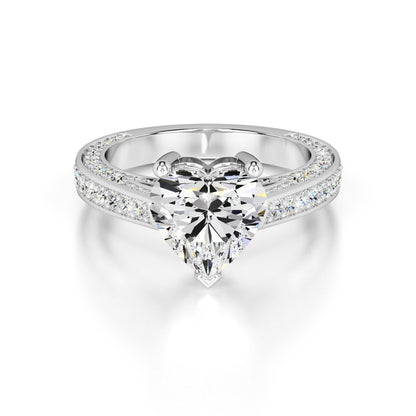 Ellie Lab Grown Diamond Ring | White Gold | 1