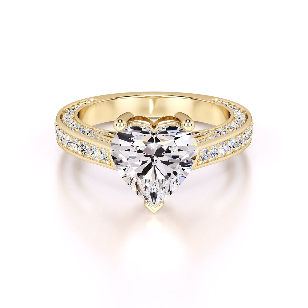 Ellie Lab Grown Diamond Ring | Yellow Gold | 1