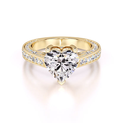 Ellie Lab Grown Diamond Ring | Yellow Gold | 1