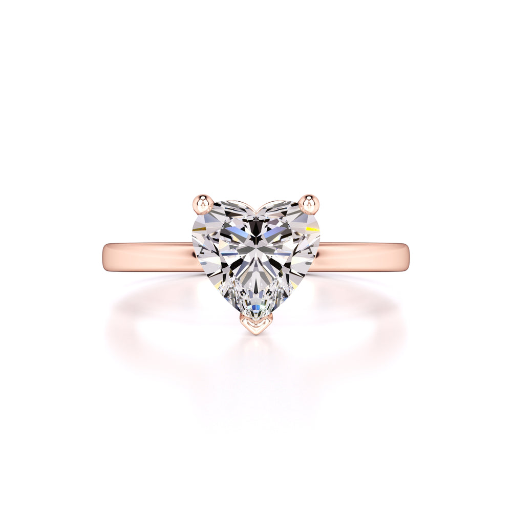 Archer Moissanite Ring | Rose Gold | 1