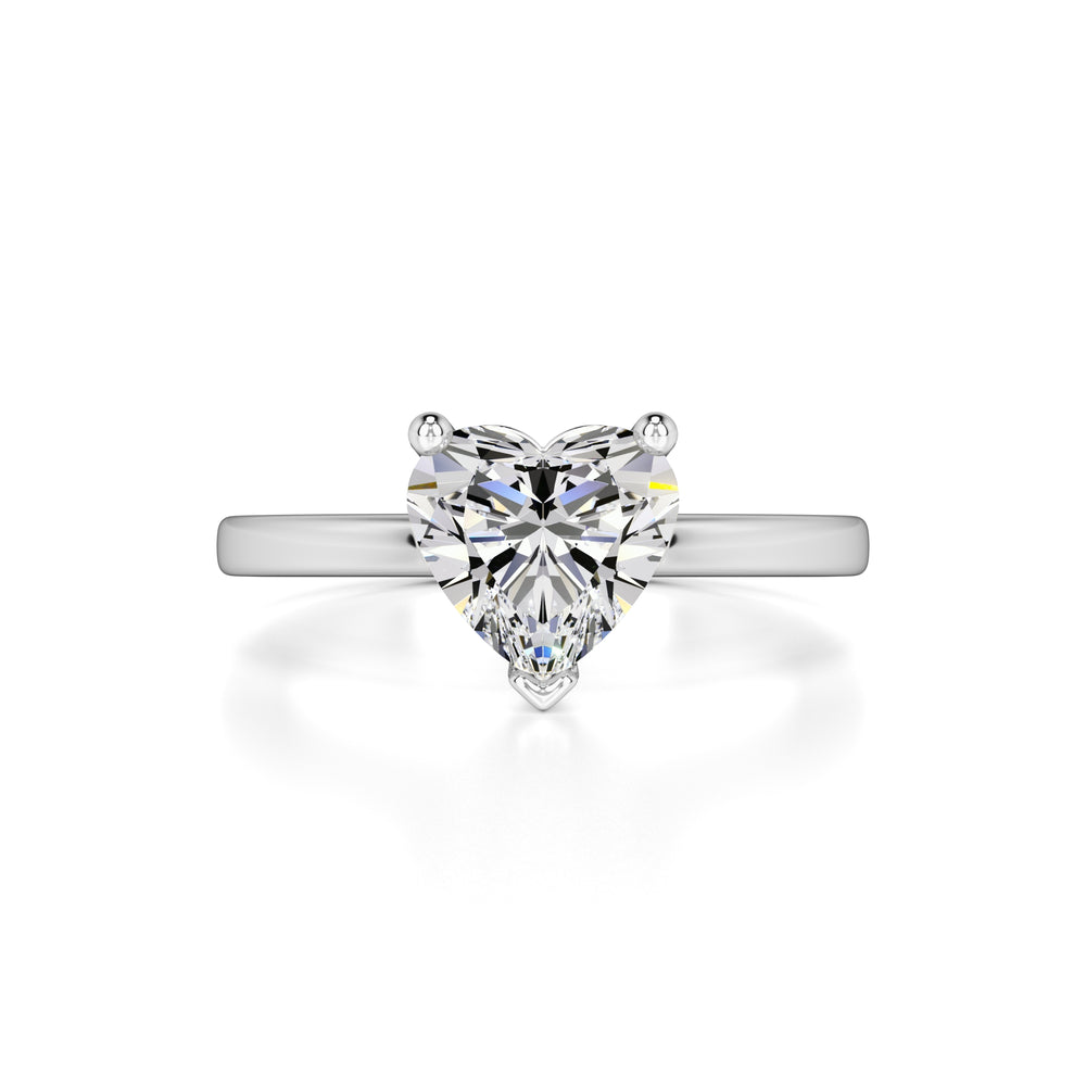 Archer Moissanite Ring | White Gold | 1
