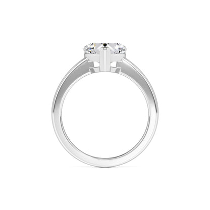 Archer Moissanite Ring | White Gold | 4