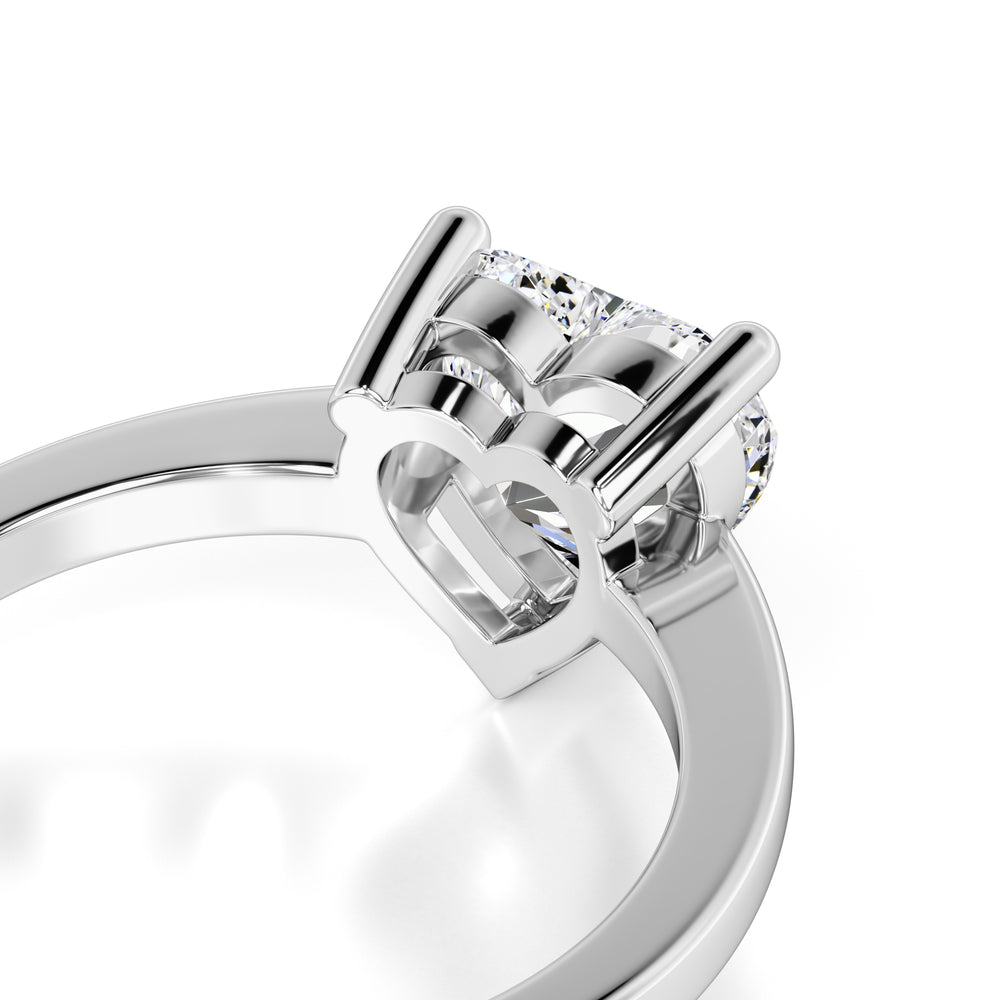 Archer Moissanite Ring | White Gold | 2