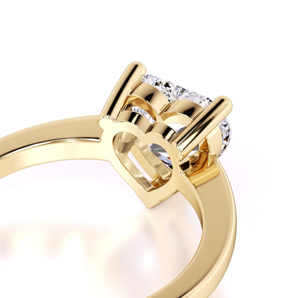 Archer Moissanite Ring | Yellow Gold | 2