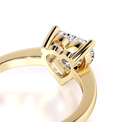 Archer Moissanite Ring | Yellow Gold | 2