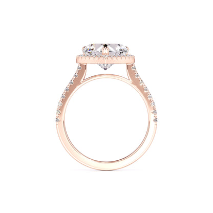 Brooke Moissanite & Lab Grown Diamond Ring | Rose Gold | 4