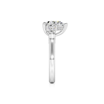 Seraphina Lab Grown Diamond Ring | White Gold | 4