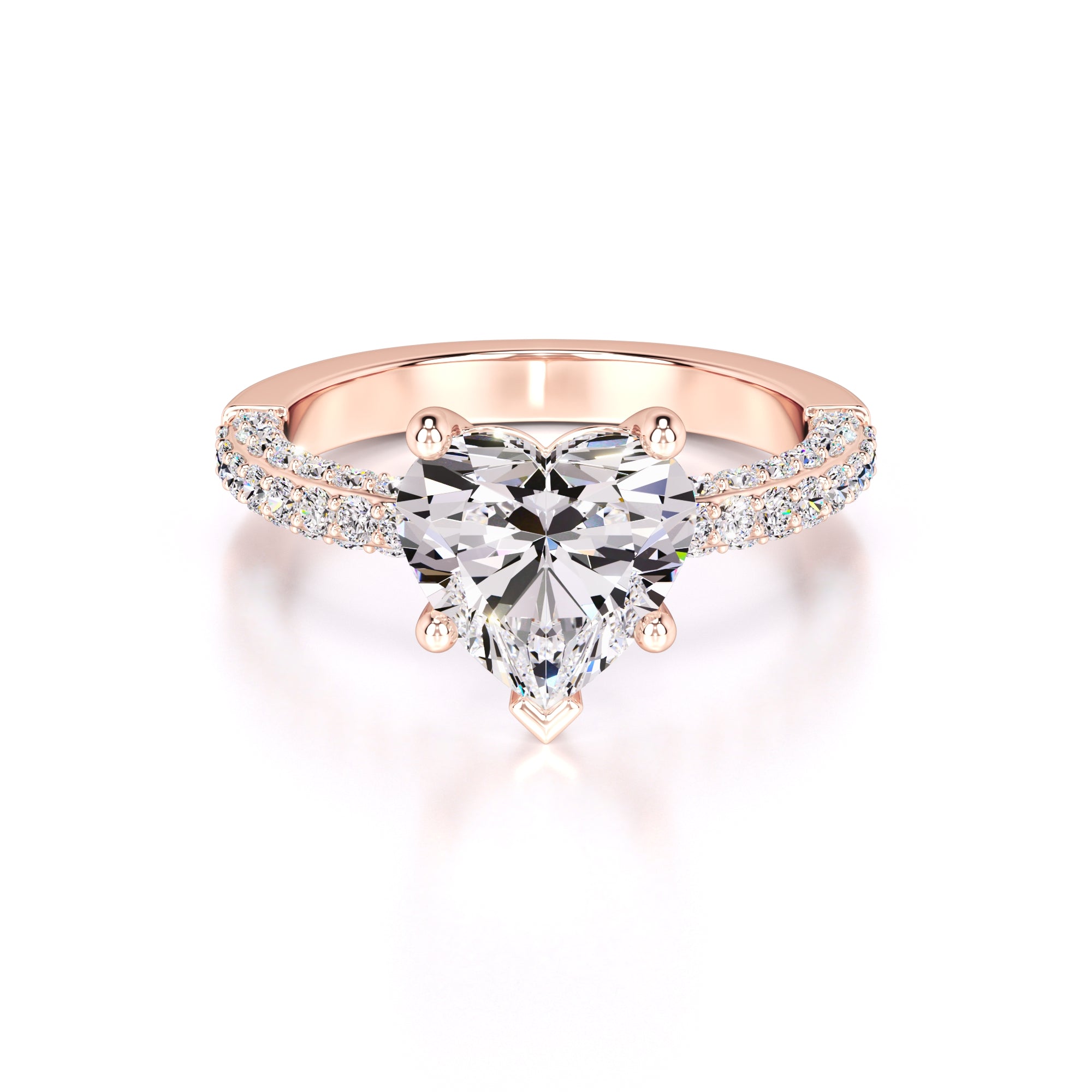 Emma Lab Grown Diamond Ring | Rose Gold | 1