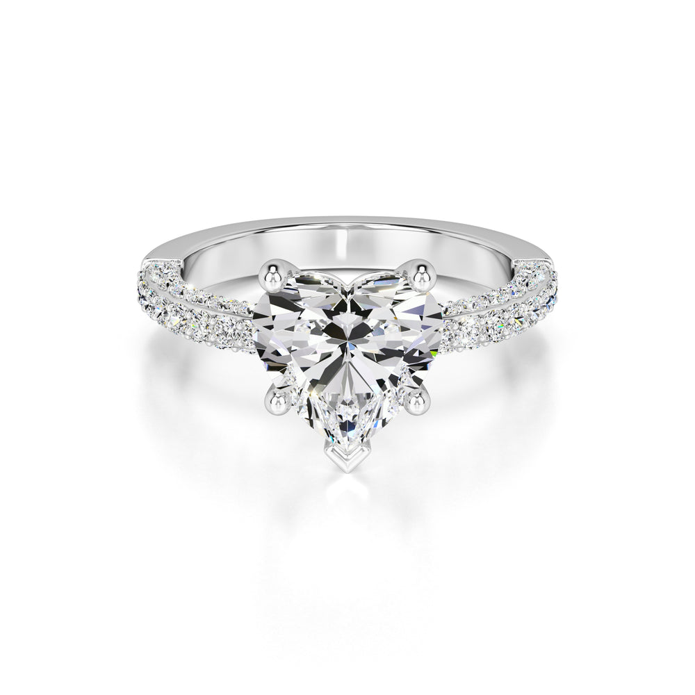 Emma Lab Grown Diamond Ring | White Gold | 1