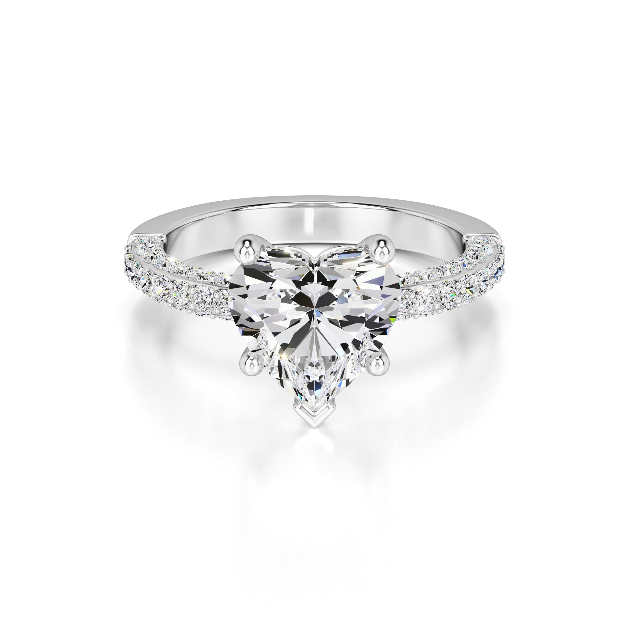 Emma Lab Grown Diamond Ring | White Gold | 1