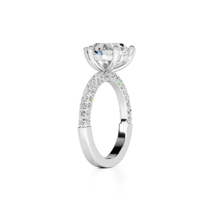 Emma Lab Grown Diamond Ring | White Gold | 3
