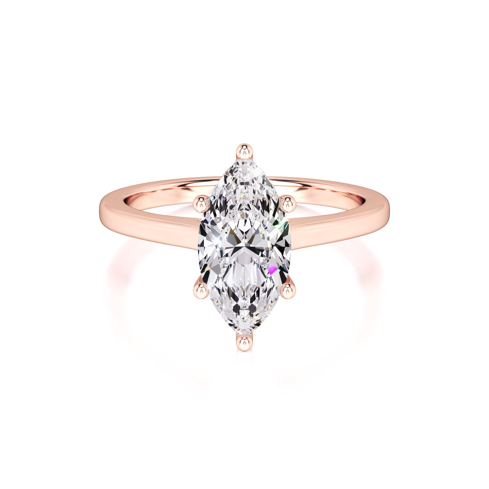 Marina Lab Grown Diamond Ring | Rose Gold | 1