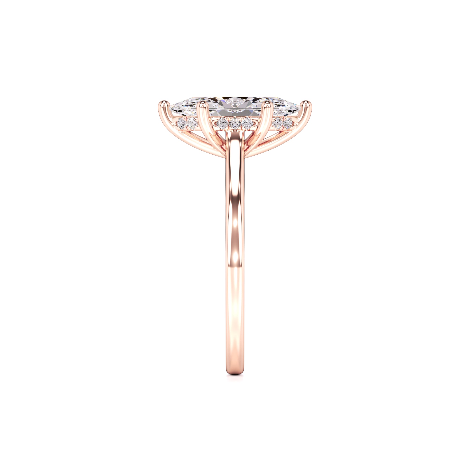 Marina Lab Grown Diamond Ring | Rose Gold | 4