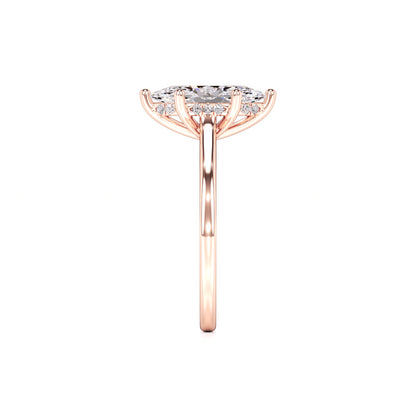 Marina Lab Grown Diamond Ring | Rose Gold | 4
