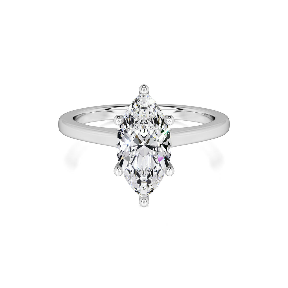 Marina Lab Grown Diamond Ring | White Gold | 1