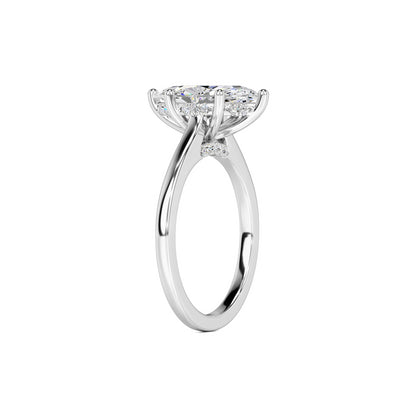 Marina Lab Grown Diamond Ring | White Gold | 3