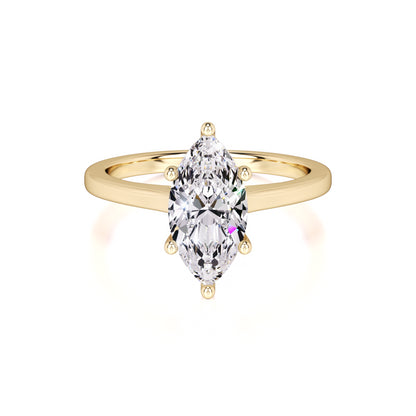 Marina Lab Grown Diamond Ring | Yellow Gold | 1