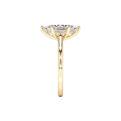 Marina Lab Grown Diamond Ring | Yellow Gold | 4